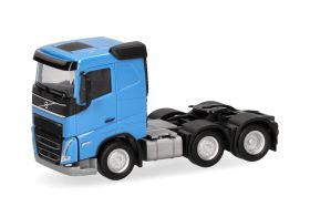 Volvo FH Flachdach Zugmaschine 3achs (6x2), himmelblau