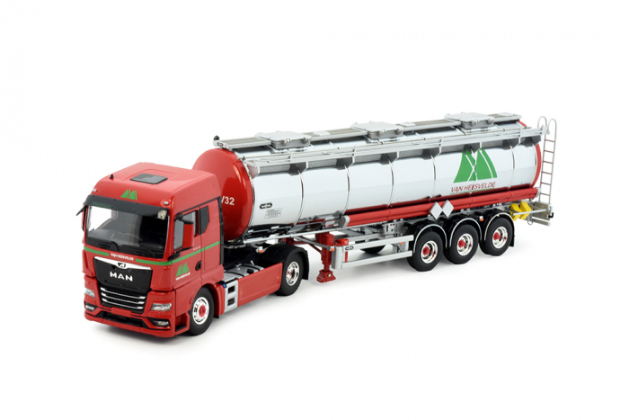 DAF mit 3-achsig Tanksattelzug "Zijderlaan"