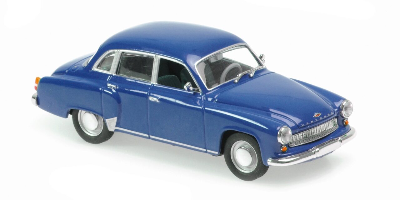 Wartburg 311 (A311) 1958 – Blau – Maxichamps 1:43 Wartburg 311 (A311) 1958 – Blau – Maxichamps 1:43