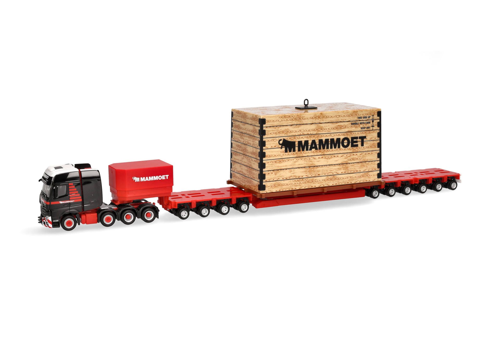 Mercedes-Benz Actros SLT Schwerlast-Sattelzug mit Kiste "Mammoet" (Niederlande) Modelle Mercedes