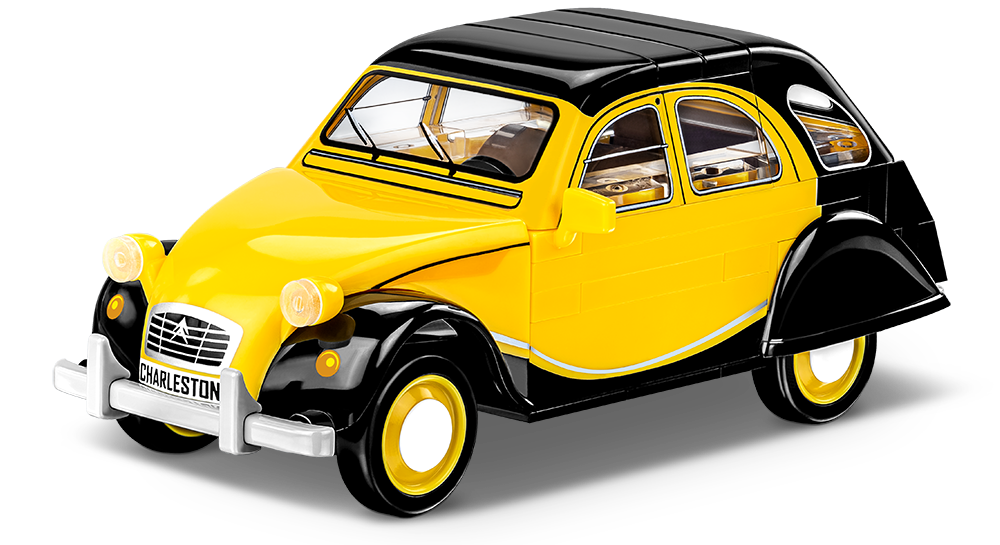Citroen 2CV Charleston, gelb/schwarz