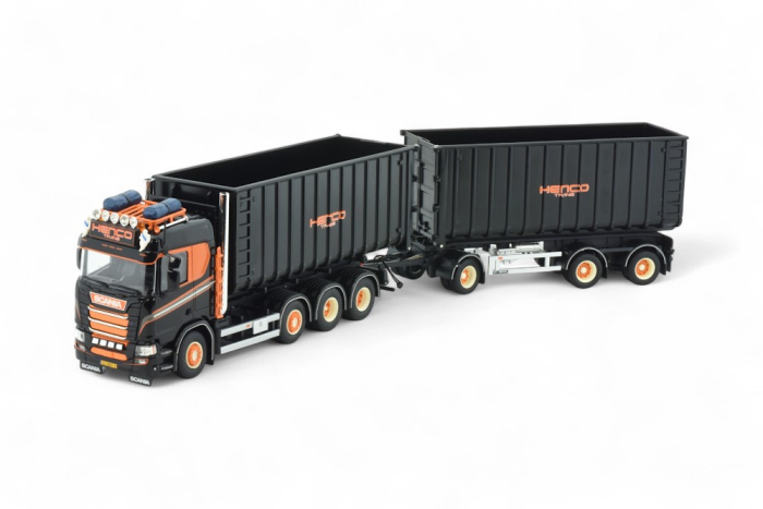 Scania 40ft. Containersattelzug der "Spedition David Van Herk"