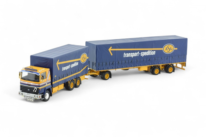 Ford Transkontinental Schiebeplanenhängerzug "ASG" Ford Transkontinental Schiebeplanenhängerzug "ASG"