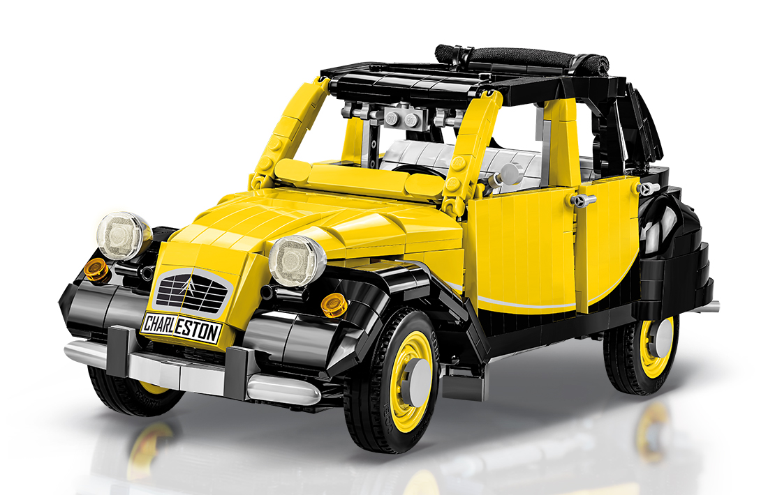 Citroen 2CV Charleston, gelb/schwarz