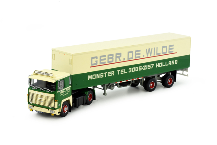 Scania Kühlkoffersattelzug der Spedition "De Wilde"