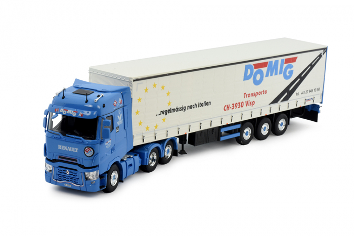 Renault Schiebeplanensattelzug "Domig" Renault Schiebeplanensattelzug "Domig"