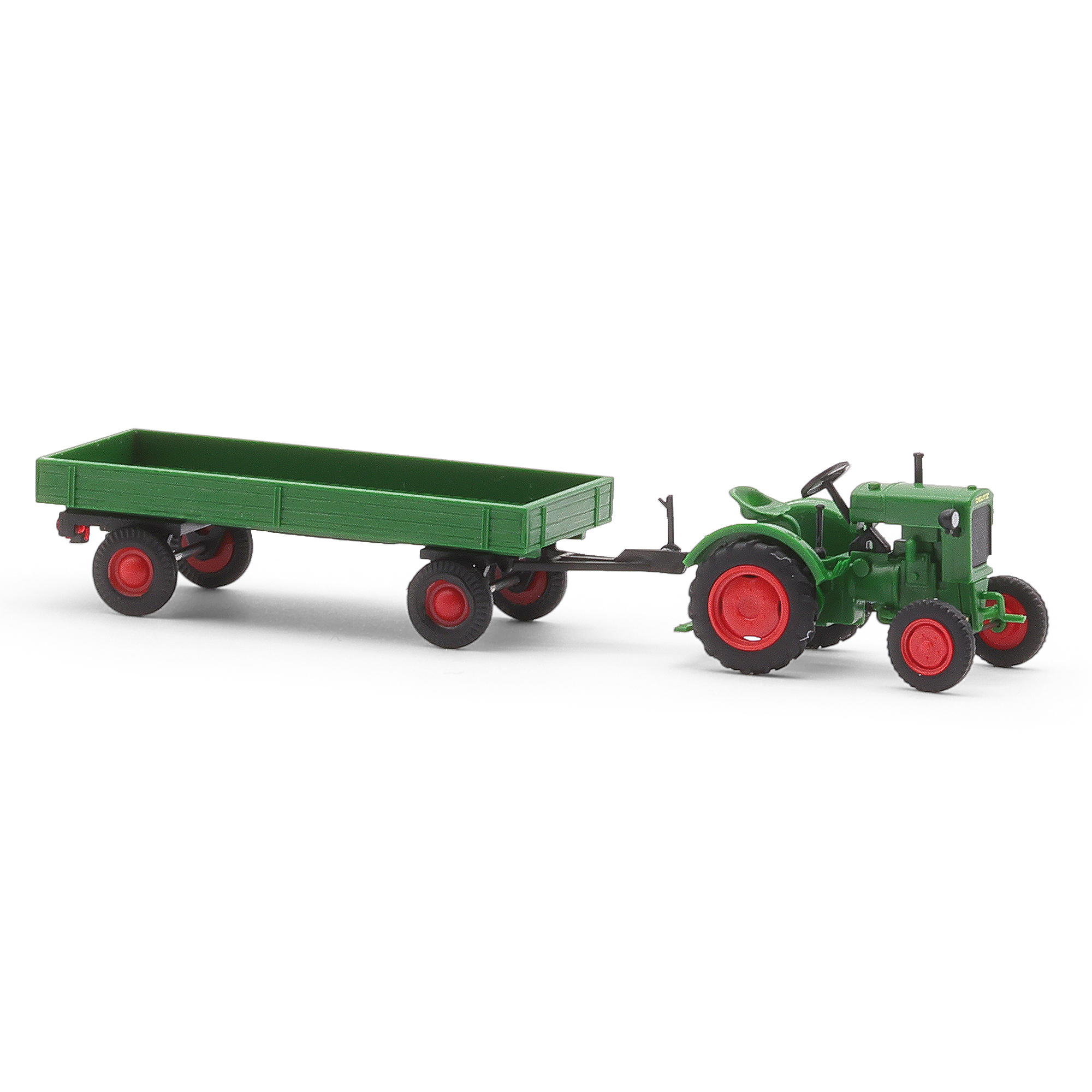 Deutz F1M 414 Traktor mit landwirtschaftlichen Anhänger 