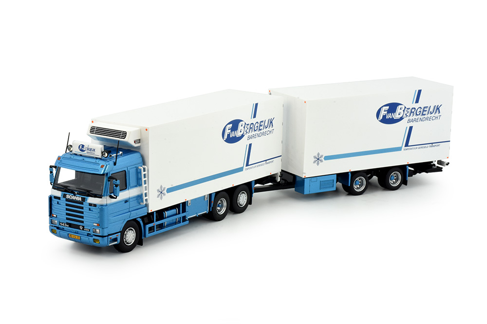 Scania 143 Kühlkofferhängerzug "F.van Bergeijk"