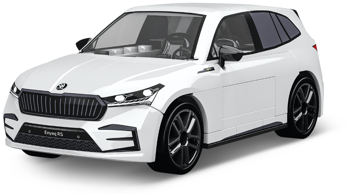 Skoda Enyaq RS, weiß Skoda Enyaq RS, weiß