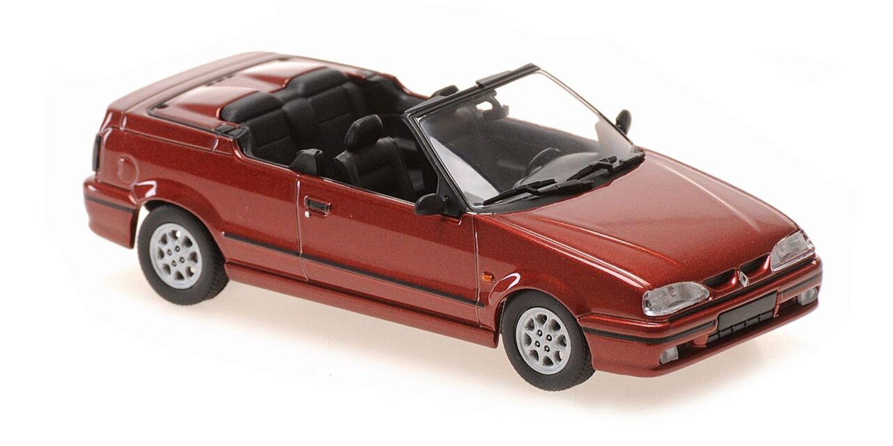 Maxichamps Renault 19 Cabriolet 1992 – Rotmetallic, 1:43