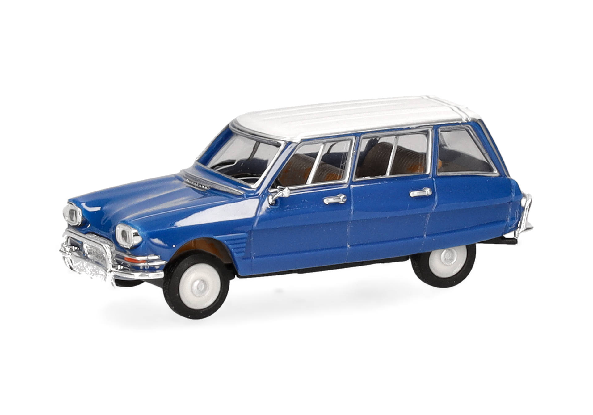 Citroen AMI 6 Break, enzianblau/Dach weiß 