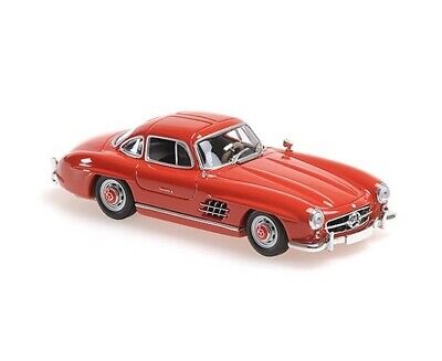 Mercedes-Benz 300 SL Coupé (W198) – Rot – Maxichamps 1:43 Modelle Mercedes