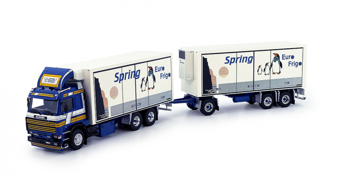 Scania Kühlkofferhängerzug "Spring" Scania Kühlkofferhängerzug "Spring"