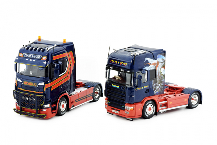 Scania Zugmaschinen - Set "Coles & Sons" Scania Zugmaschinen - Set "Coles & Sons"