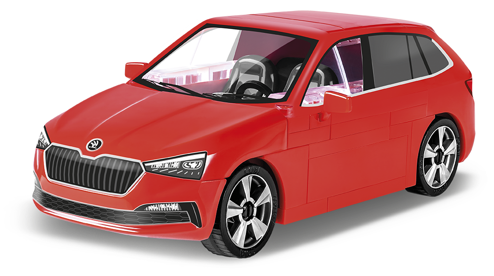 Modellauto Skoda Scala. rot
