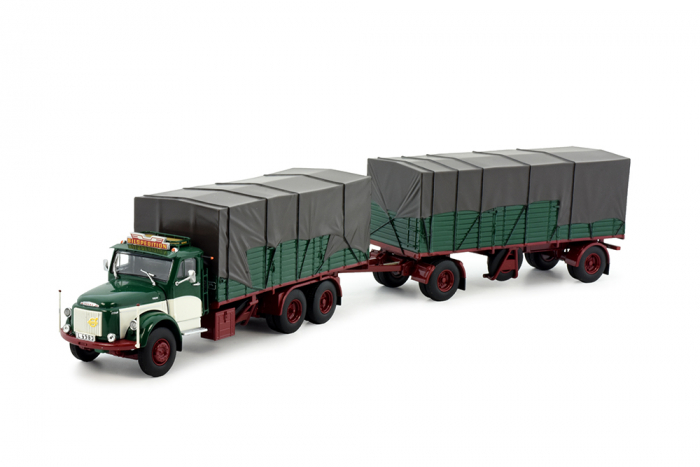 Scania Planenhängerzug "Bilspedition" 
