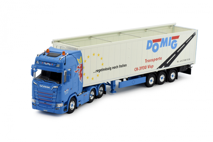 Scania Schubbodensattelzug(Walking Floor) "Domig"   