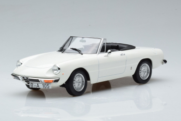 Alfa Romeo 2000 Spider (1978) – Weiß – Maßstab 1:18 – Norev | Eleganter italienischer Roadster-Klassiker Alfa Romeo 2000 Spider (1978) – Weiß – Maßstab 1:18 – Norev | Eleganter italienischer Roadster-Klassiker