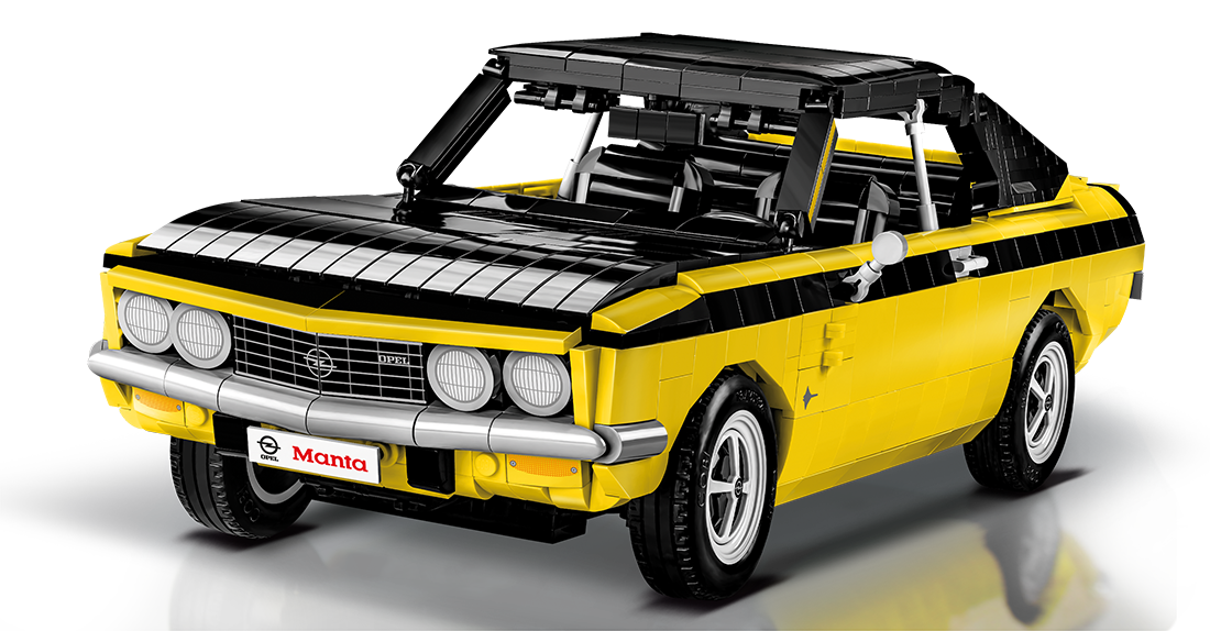 Opel Manta A, gelb/schwarz