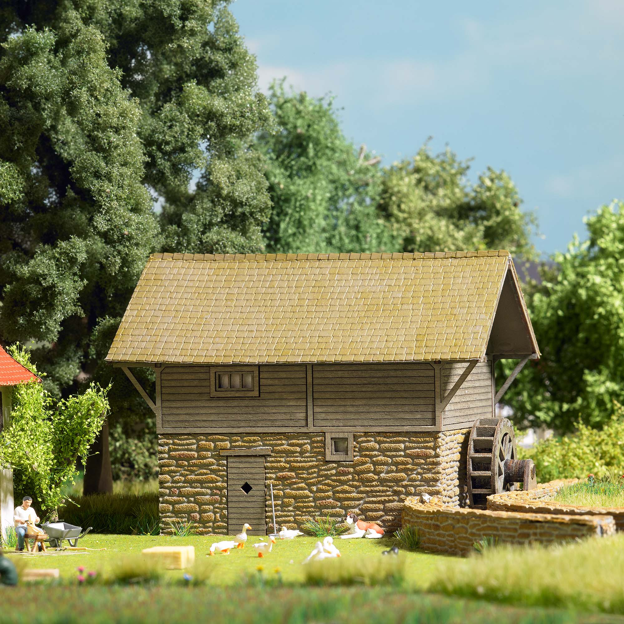 Miniatur Wassermühle Miniatur Wassermühle