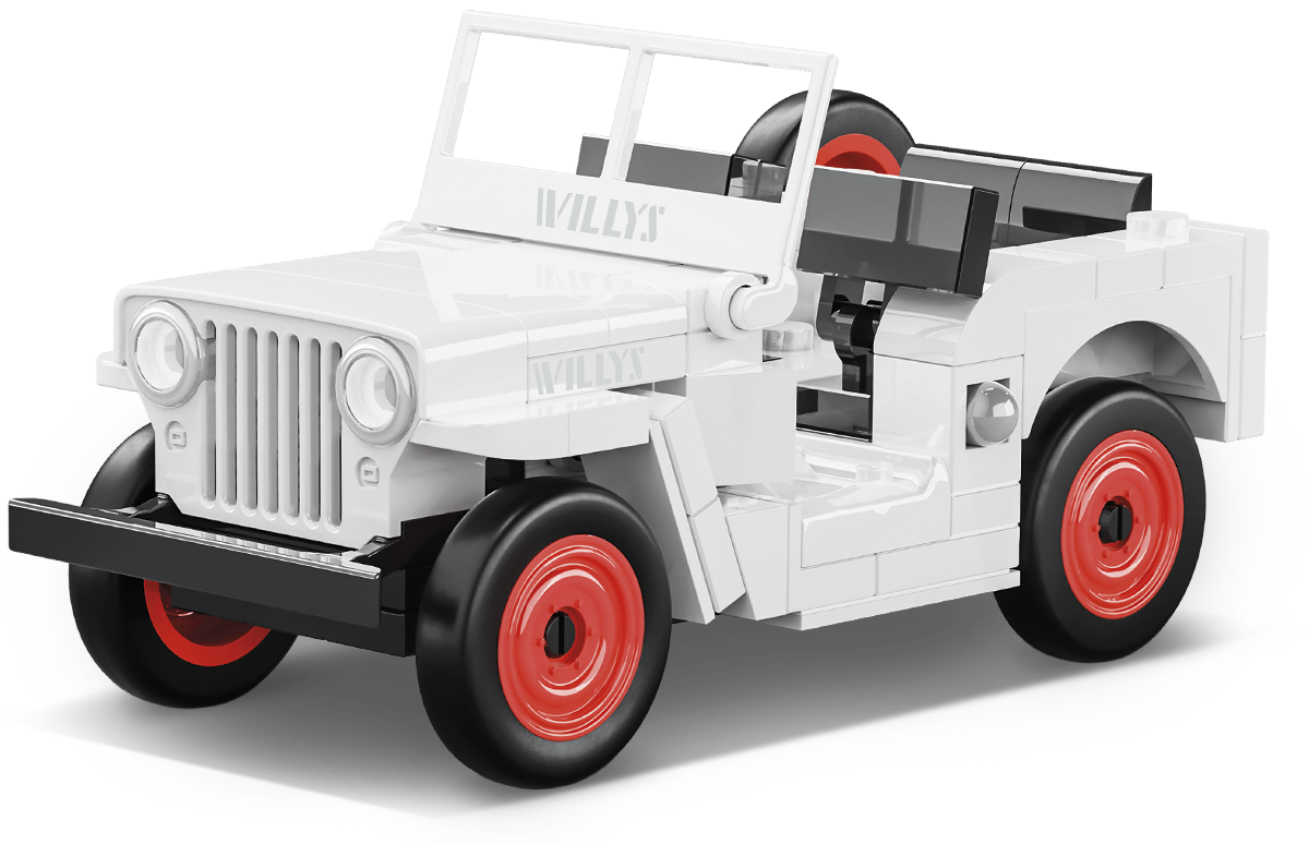 Jeep Willys CJ-2A, weiß