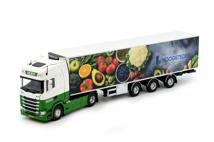 Scania Hauber Kühlkoffersattelzug "Hoogsteder" Scania Hauber Kühlkoffersattelzug "Hoogsteder"
