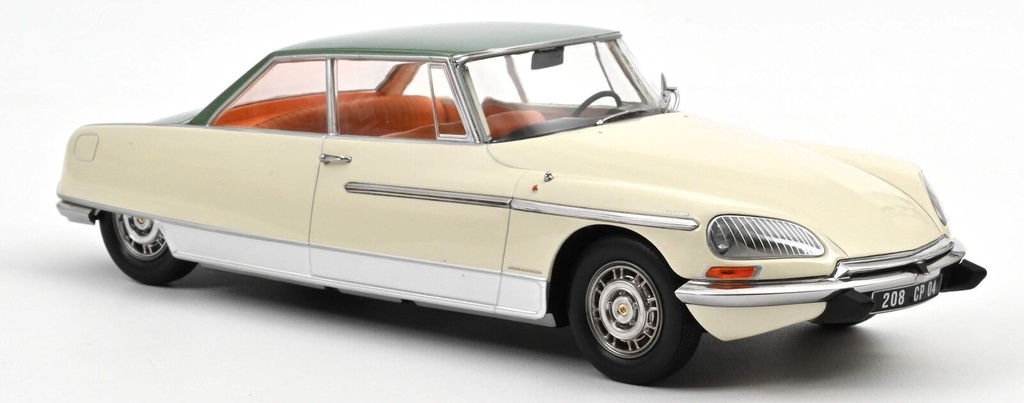 Citroen DS21 Le Leman, hellelfenbein/Dach und Hec grünmetallic