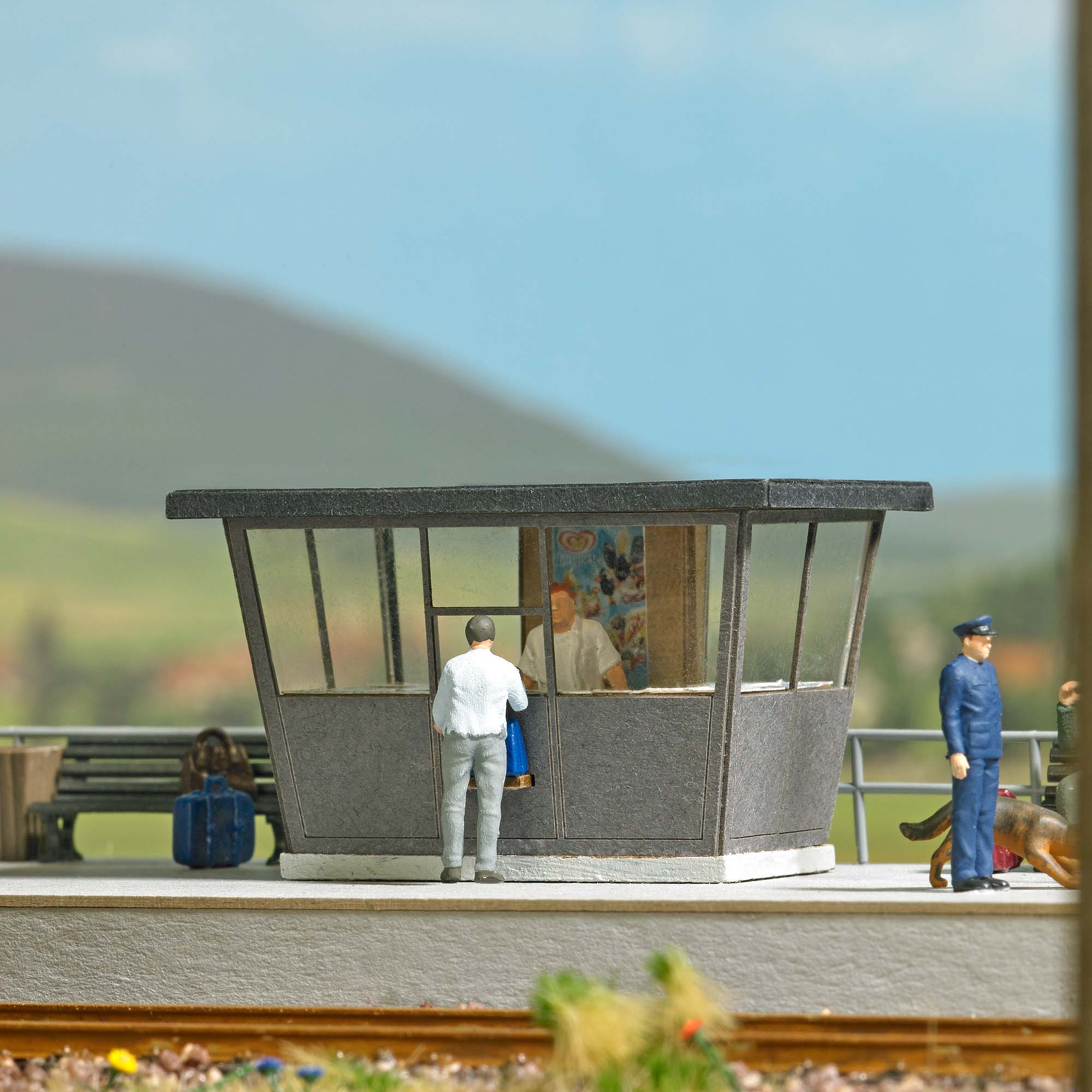 Miniatur DDR Bahnsteigkiosk Miniatur DDR Bahnsteigkiosk