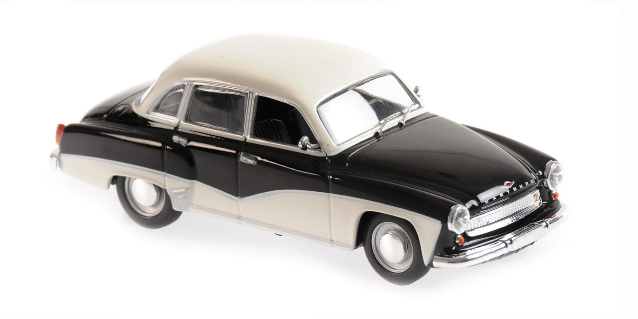 Wartburg 311 (A311) 1958 – Schwarz/Weiß – Maxichamps 1:43 Wartburg 311 (A311) 1958 – Schwarz/Weiß – Maxichamps 1:43