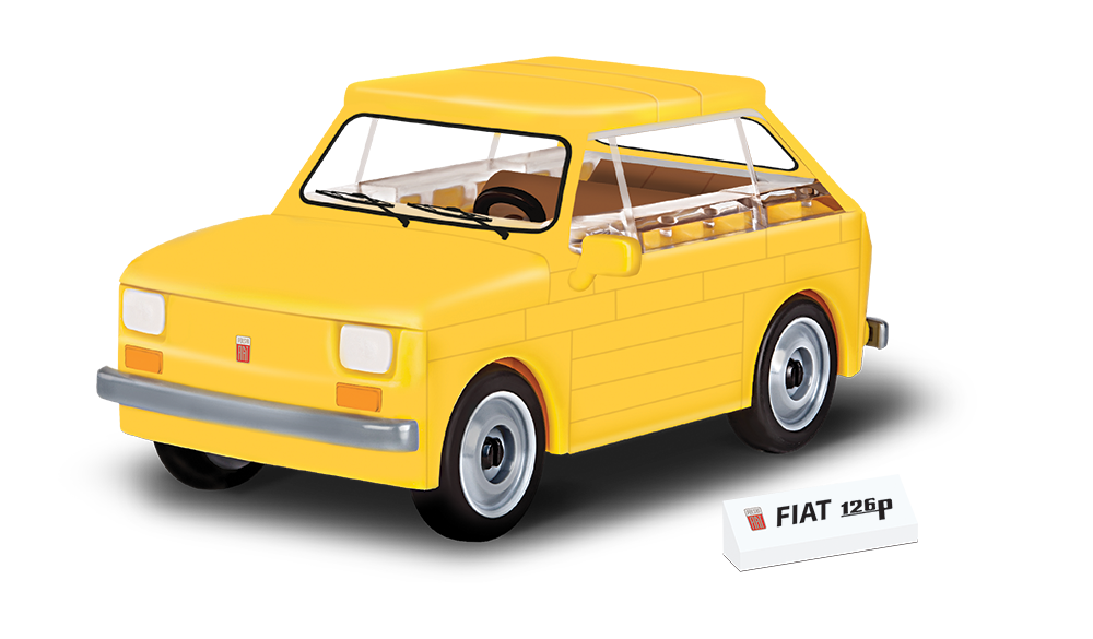 Fiat 126P "Maluch", gelb