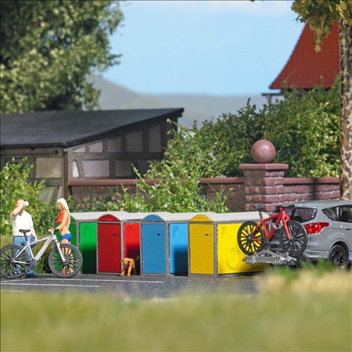 4 Modell-Fahrradboxen 4 Modell-Fahrradboxen
