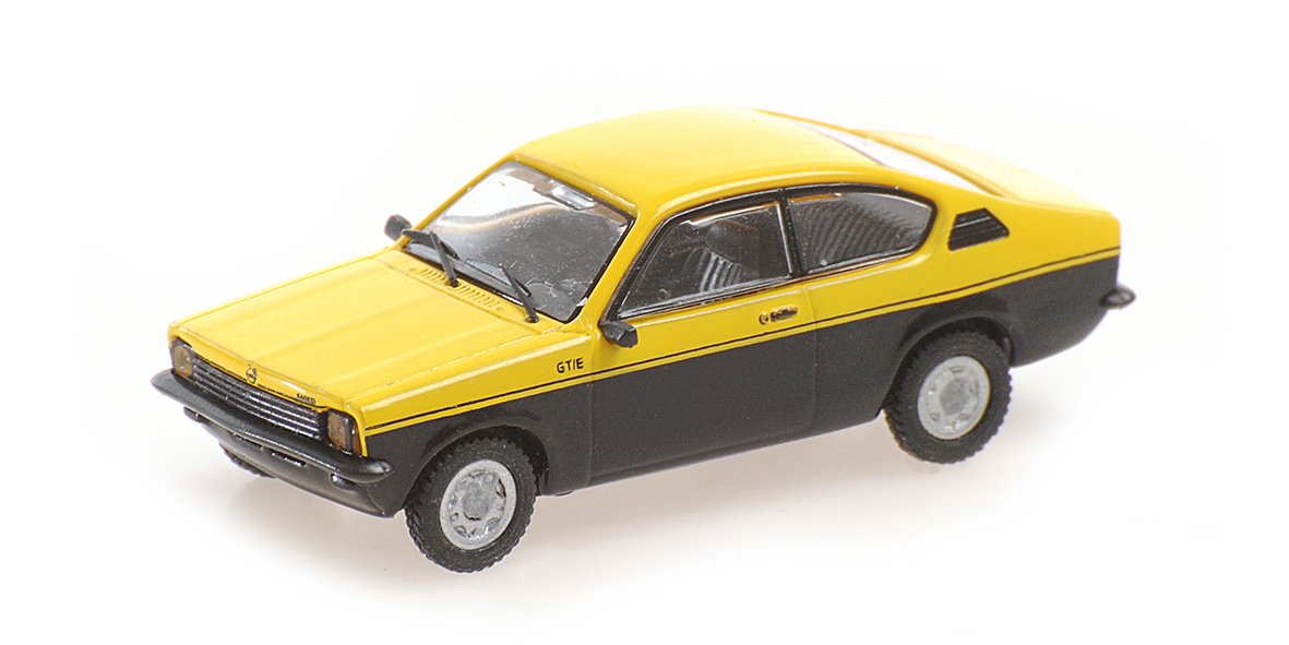 Opel Kadett Coupe. gelb/schwarz Opel Kadett Coupe. gelb/schwarz