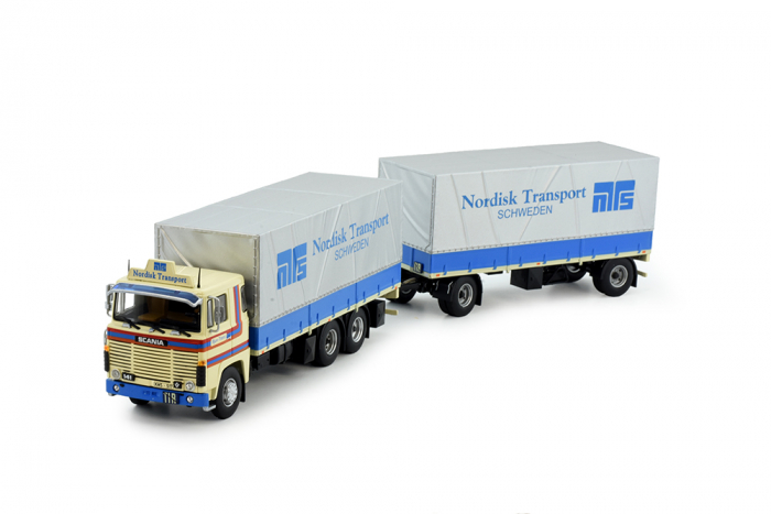 Scania Planenhängerzug "Trans - Nordisk"
