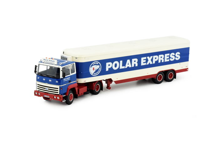 Ford Transcontinental mit 2-achsigem Koffersattelzug "Spedition Anhalt"