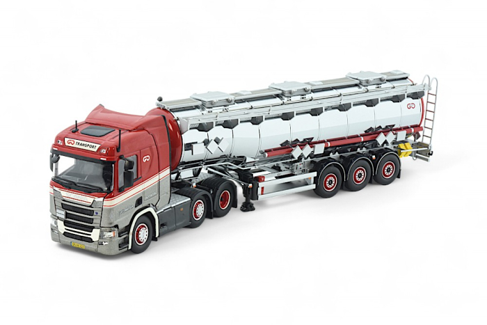 Scania Chromtanksattelzug "Spedition Gert Jakobsen"