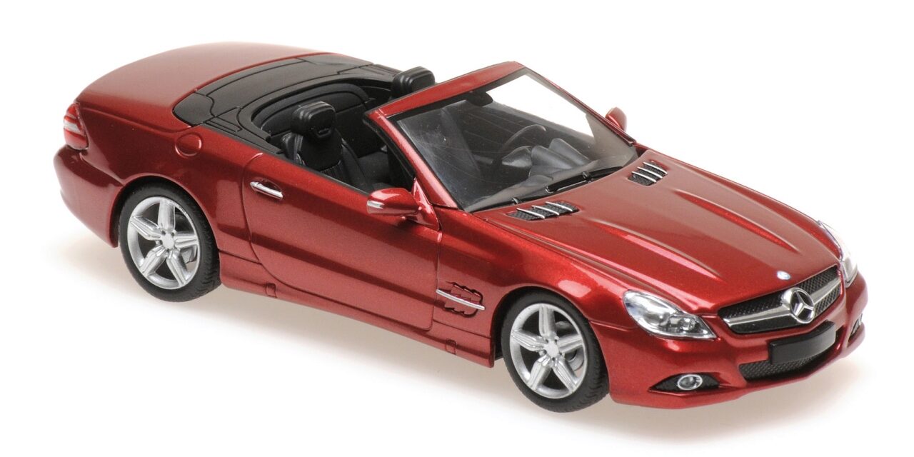 Mercedes-Benz SL (R230) 2008 – Rot-Metallic – Maxichamps 1:43 Mercedes-Benz SL (R230) 2008 – Rot-Metallic – Maxichamps 1:43