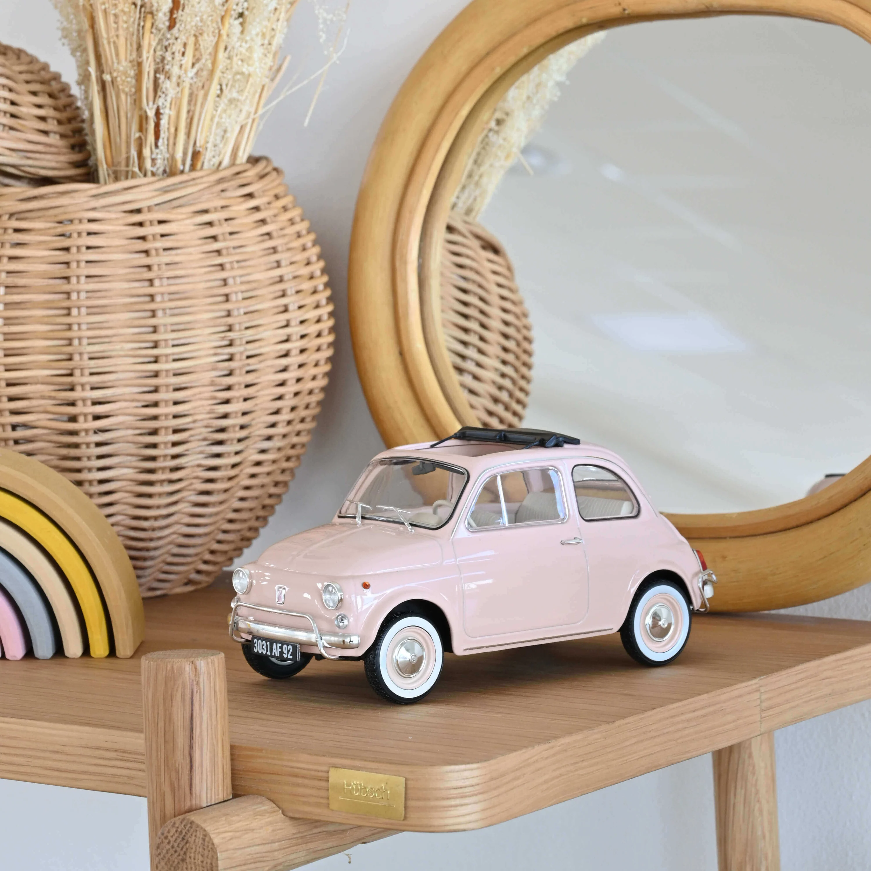 Fiat 500 L, rosa/pink