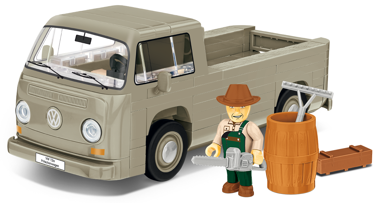 Volkswagen T2a Pritschenwagen. grau Volkswagen T2a Pritschenwagen. grau