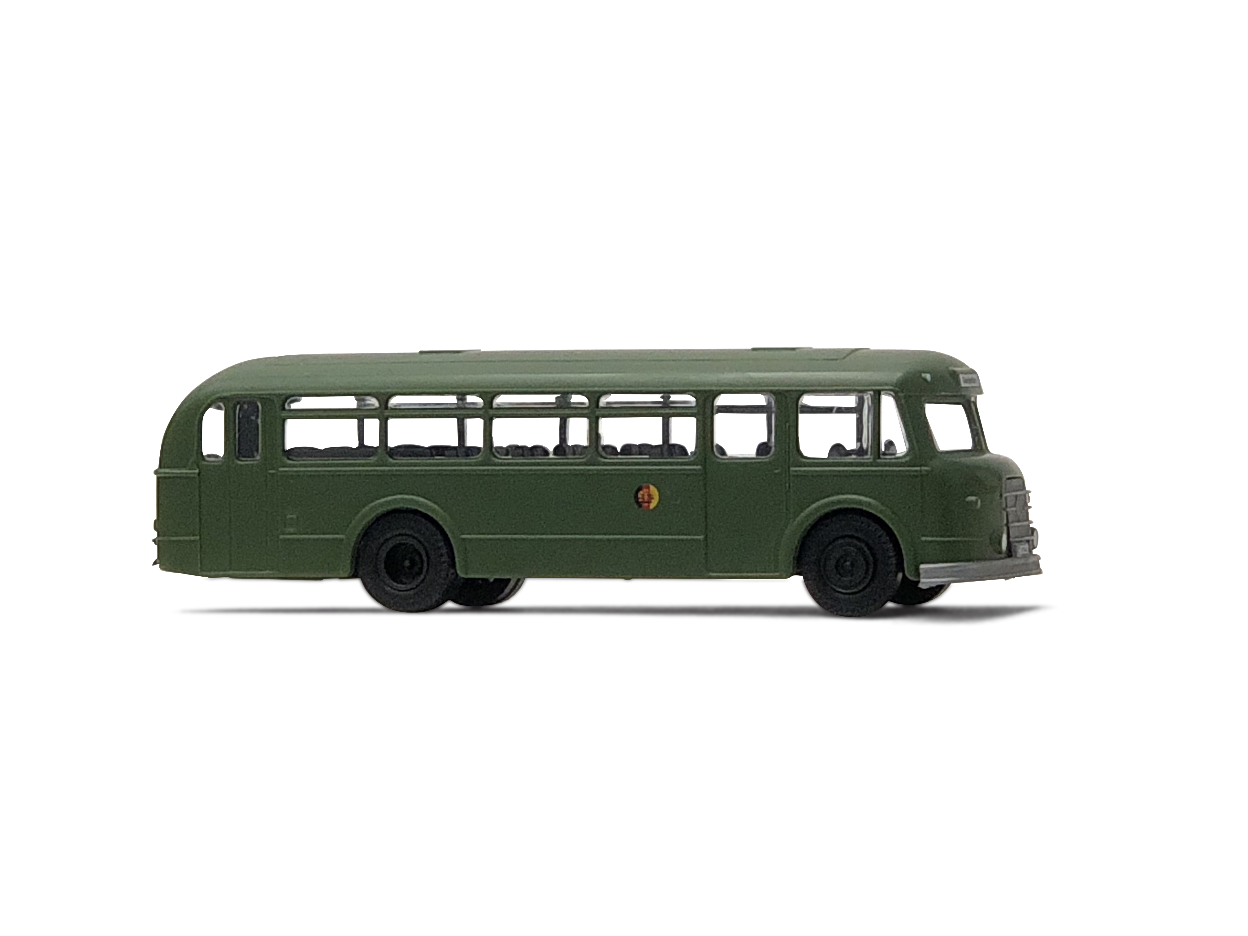 H6B NVA Nationale Volksarmee der DDR, DDR-Bus(schwarze Inneneinrichtung), Bausatz  