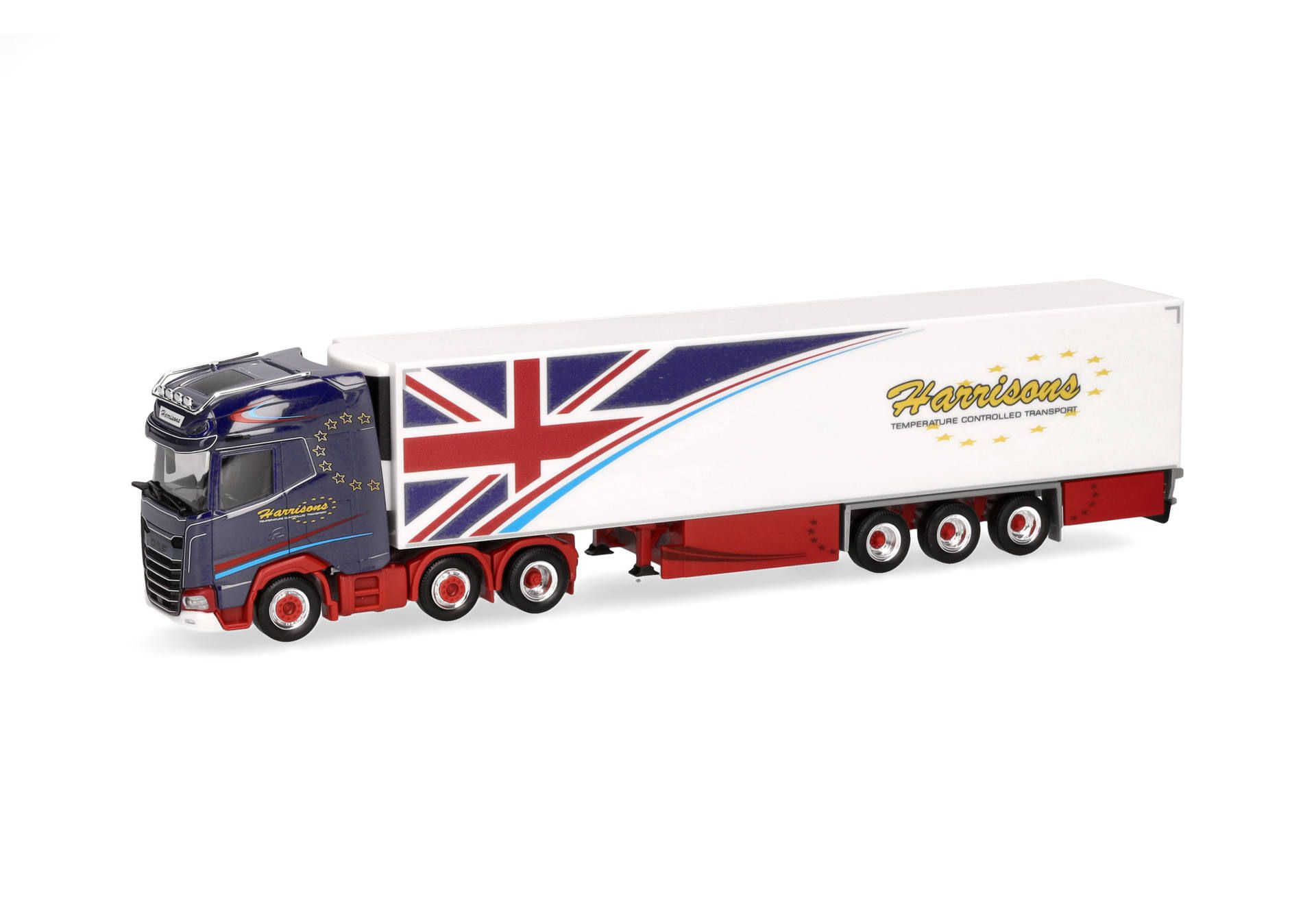 DAF XG+ Kühlkoffer-Sattelzug "Spedition Harrisons" (Großbritannien)