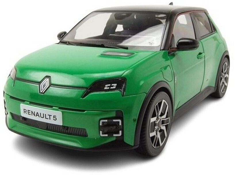 Renault 5 E-Tech Elektrisch, grün/Dach schwarz