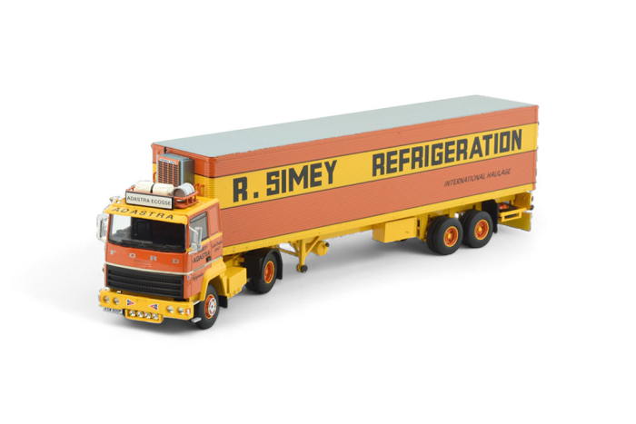 Ford Transcontinental Koffersattelzug mit 2-achsigem Auflieger "Roland Simey" Ford Transcontinental Koffersattelzug mit 2-achsigem Auflieger "Roland Simey"