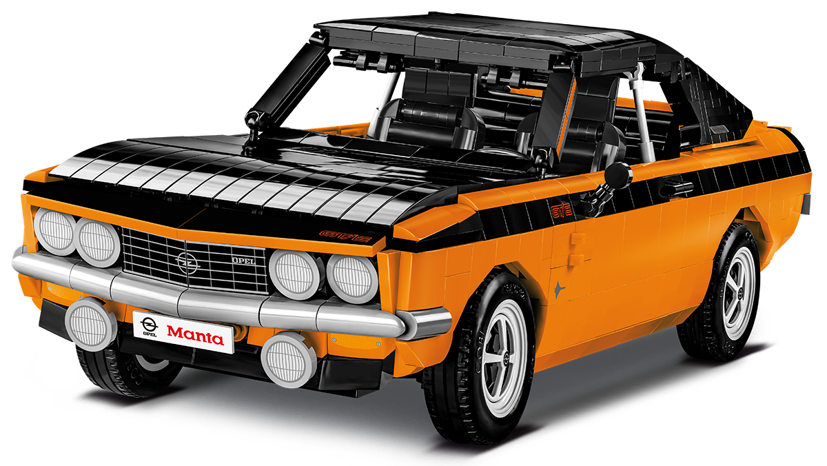 Opel Manta A GT/E orange/schwarz