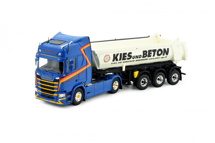 Scania mit Kippauflieger "Kies AG" Scania mit Kippauflieger "Kies AG"