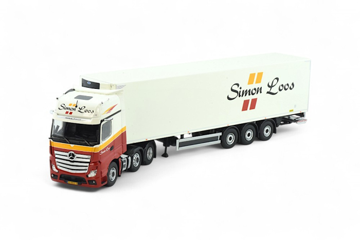 Mercedes Actros 3-achsig Kühlkoffersattelzug der Spedition "Simon Loos" 