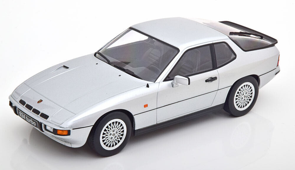 Porsche 924 Turbo in Silber – hochwertiges Sammlerstück für Porsche-Fans und Liebhaber klassischer Sportwagen im Maßstab 1:18