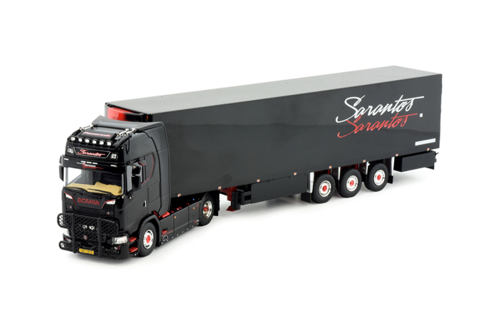 Scania Kühlkoffersattelzug "Sarantos"