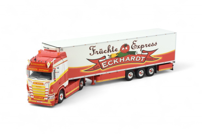 Scania Kühlkoffersattelzug "Eckhardt - Früchte Express" Scania Kühlkoffersattelzug "Eckhardt - Früchte Express"