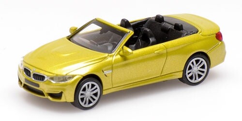 BMW M4 Cabriolet, gelbmetallic BMW M4 Cabriolet, gelbmetallic