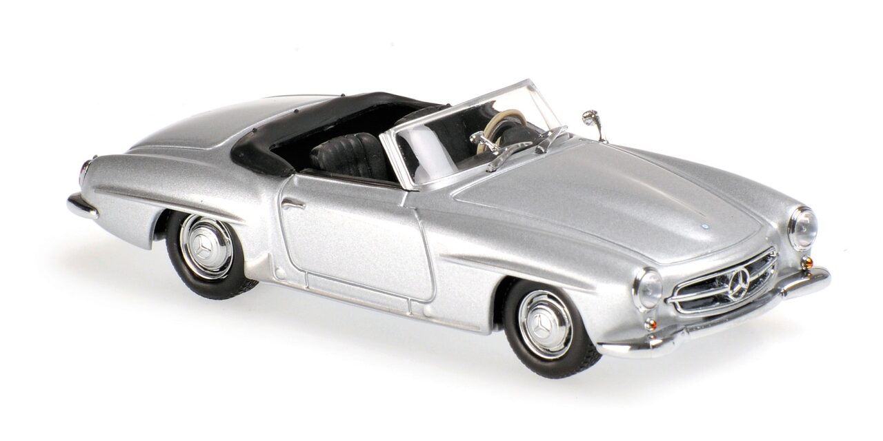 Mercedes-Benz 190 SL (W121) – Silber – Maxichamps 1:43 Mercedes-Benz 190 SL (W121) – Silber – Maxichamps 1:43